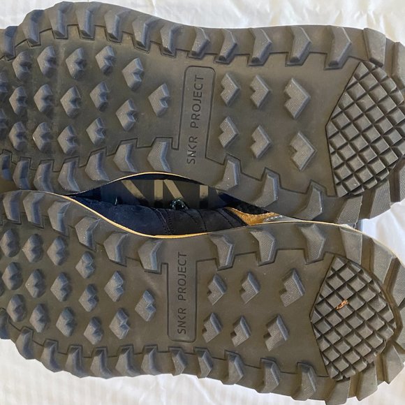 SNKR Project- Duane Sneakers (Navy/Black/Yellow Camo) - MEN 11 (45) - Picture 2 of 6